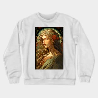 Helen of Troy - Art Nouveau Crewneck Sweatshirt